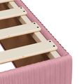 vidaXL Posteľ boxspring s matracom Ružová 120 x 200 cm Zamat