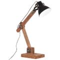 vidaXL Industriálna stolová lampa, čierna, okrúhla 58x18x90 cm E27