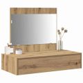 vidaXL Toaletný stolík Hnedá 83 x 40 x 70 cm Kompozitné drevo