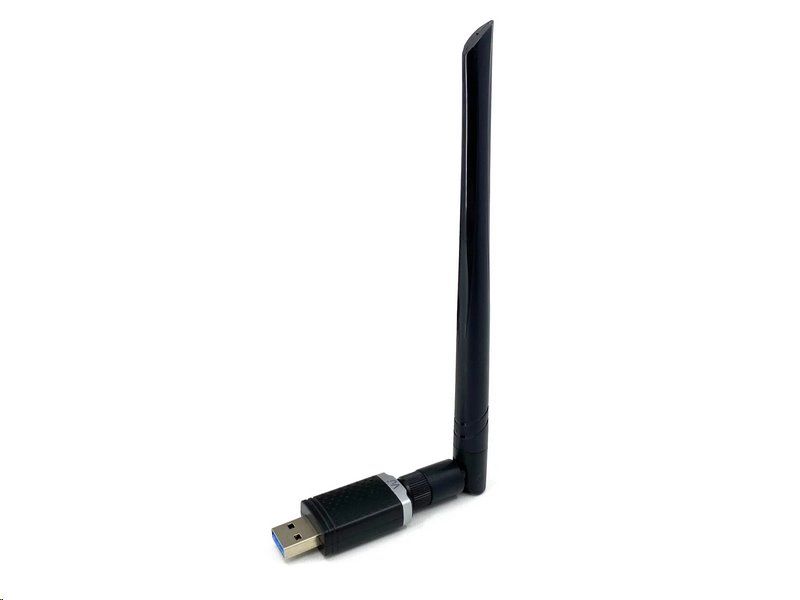 USB WiFi adaptér duálny VU+ 2,4/5GHz/1300Mbps s ANTÉNOU 6dBi, USB 3.0