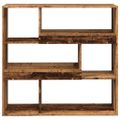 vidaXL Knižnica/deliaca stena staré drevo 100x33x94,5 cm