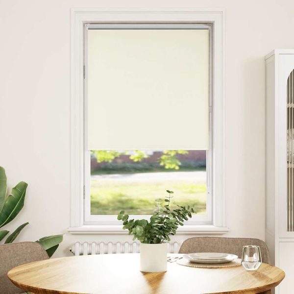 vidaXL Roleta zatemnenie sivobiele 70x130 cm Šírka látky 65,7cm