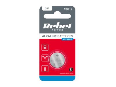 Batéria CR2016 REBEL Extreme 1ks / blister BAT0194