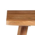 vidaXL Písací stôl, masívne akáciové drevo 110x50x76 cm