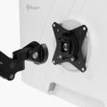 AROZZI ALZARE NEO Black/ stolní držák pro monitory/ plynový píst/ kovový/ černý Držák, VESA, stolní, pro monitor, -45°/+45°, otácení ±90° (180°), rotace 360°, nosnost 9kg, cerný