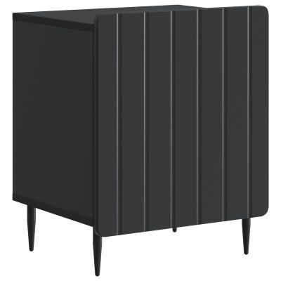 vidaXL Nočný stolík Čierna 43 x 34,5 x 52 cm Kompozitné drevo