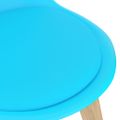 vidaXL 5-dielna jedálenská súprava modrá