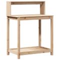 vidaXL Stôl na presádzanie s policami 82,5x50x109,5cm masívna borovica