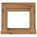 vidaXL Obloženie krbu dub artisan 100x30x87,5 cm kompozitné drevo