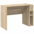 vidaXL Stôl Sonoma dub Kompozitné drevo 109 x 50 x 78 cm