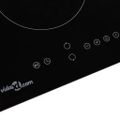 vidaXL Keramická varná doska s 2 platničkami dotykové ovládanie 3000 W