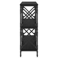 vidaXL Konzolový stôl Čierny dub 100 x 28 x 80,5 cm Kompozitné drevo