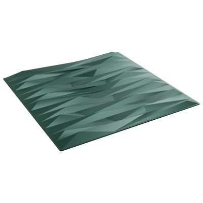 vidaXL Nástenné panely 12 pcs Stone Zelený 50 x 50 cm XPS Pena