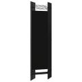 vidaXL Paraván so 6 panelmi, čierny 240x180 cm
