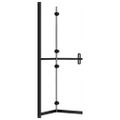 vidaXL Skladacia sprchová zástena priehľadné ESG sklo 70x190 cm