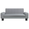 vidaXL Detská pohovka bledosivá 70x45x30 látka