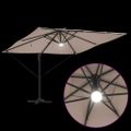 vidaXL Roma Parasol 286 x 284 x 270 cm Hliník a polyester Obdĺžnikový