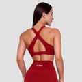 Športová podprsenka Ignite Dark Red - GymBeam, veľkosť S, veľkosť oblečenia S
