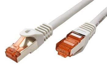 S/FTP patchkabel kategórie 6, Component Level, LSOH, 2m, sivý