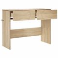vidaXL Konzolový stôl Dub sonoma 96,5 x 38 x 75 cm Kompozitné drevo