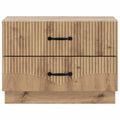 vidaXL Nočný stolík Dub artisan 62 x 34,5 x 44,5 cm Kompozitné drevo