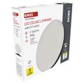 LED prisadené svietidlo DIONI kruhové, čierné,18W, CCT