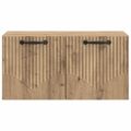 vidaXL Nástenná TV skrinka 59,5 x 31 x 30 cm Dub artisan