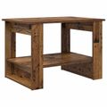 vidaXL Konferenčný stolík Staré drevo 72 x 50 x 50 cm Kompozitné drevo