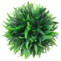 vidaXL Umelé buxusové gule s LED svetlami, 4 ks, zelená, 15 cm