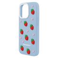 Puzdro Strawberry pre iPhone 11 modrá