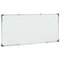 vidaXL Magnetická tabuľa biela 110x60 cm oceľ