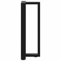 vidaXL Nohy konzolového stola v tvare T, 2 ks, čierne, 38x25x(72-73) cm, oceľ