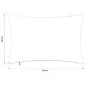 vidaXL Poťah na podložku 2 ks HEERLEN Krémová 40 x 60 cm manšestr