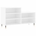 vidaXL Botník biely 102x36x60 cm spracované drevo