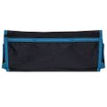 vidaXL Skladovacie vrece s úložiskom Čierna a modrá 140 x 43 cm oxford