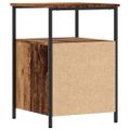 vidaXL Nočné stolíky 2 ks staré drevo 34x35,5x50 cm kompozitné drevo