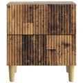 vidaXL Nočný stolík 2 ks Staré drevo 43 x 34,5 x 48 cm