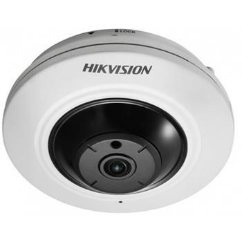 Hikvision 5MPix IP Fisheye kamera; IR 8 m, Audio, Alarm
