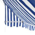 vidaXL Bistro markíza modro-biela 350x120 cm