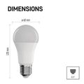 LED žiarovka GoSmart A60 / E27 / 9 W (60 W) / 806 lm / RGB / stmievateľná / WiFi