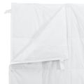 vidaXL 2-v-1 Prikrývka Biela 155 x 220 cm Perie
