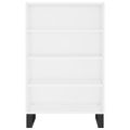 vidaXL Vysoká skrinka biela 57x35x90 cm kompozitné drevo