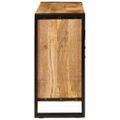 vidaXL Servírovacia skriňa Hnedá 80 x 33 x 70 cm mangový masív