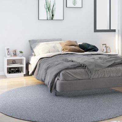 vidaXL Nočné stolíky 2 ks biele 40x34x40 cm masívne borovicové drevo