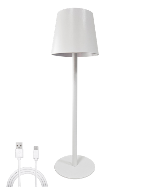 TR-102M LED stolní nabíjecí lampa - bílá Trixline