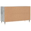 vidaXL Botník betónovo sivý 102x36x60 cm spracované drevo