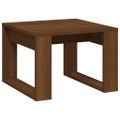vidaXL Príručný stolík hnedý dub 50x50x35 cm spracované drevo