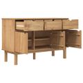vidaXL Komoda OTTA 114x43x73,5 cm, borovicový masív