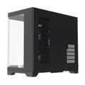 Počítačová skriňa Darflash FT418 + 6 ventilátorov aRGB (čierna)