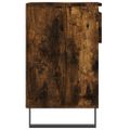 vidaXL Botník dymový dub 102x36x60 cm spracované drevo